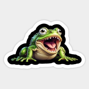 Screaming Froggy Sticker